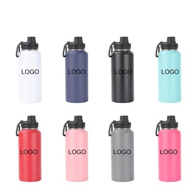 Fľaša na vodu z nehrdzavejúcej ocele so širokým hrdlom